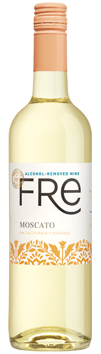 Fre Moscato, moscato, alcohol removed, fre wines, fre wine, best non alcoholic wine, best alcohol removed wine, alcohol removed moscato